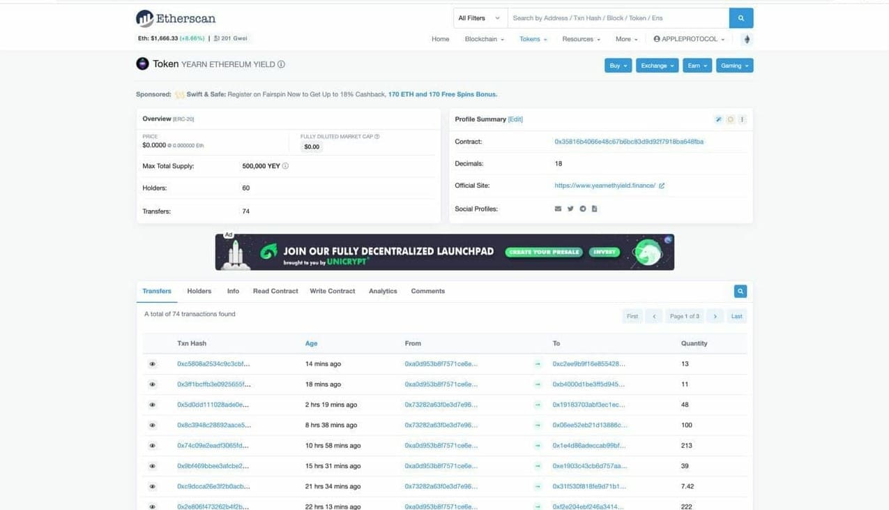 $YEY Now updated on etherscan. $YEY Now updated on etherscan.